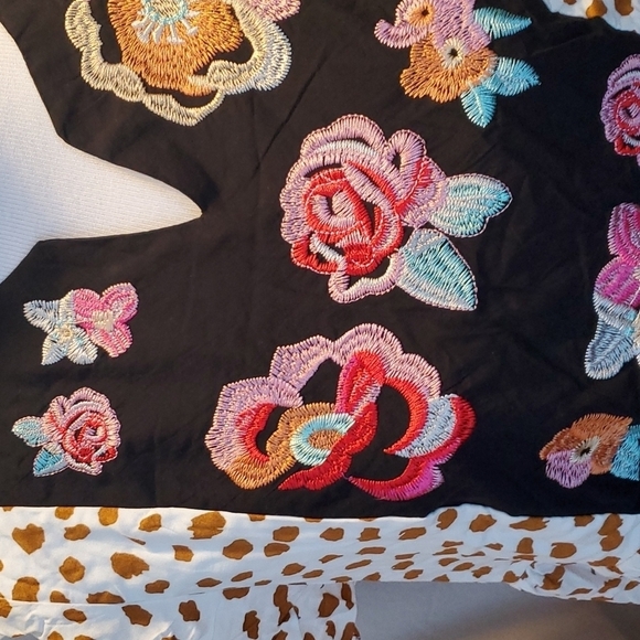 Kirundo Summer Leopard Mini Dress SZ LG - Picture 3 of 11